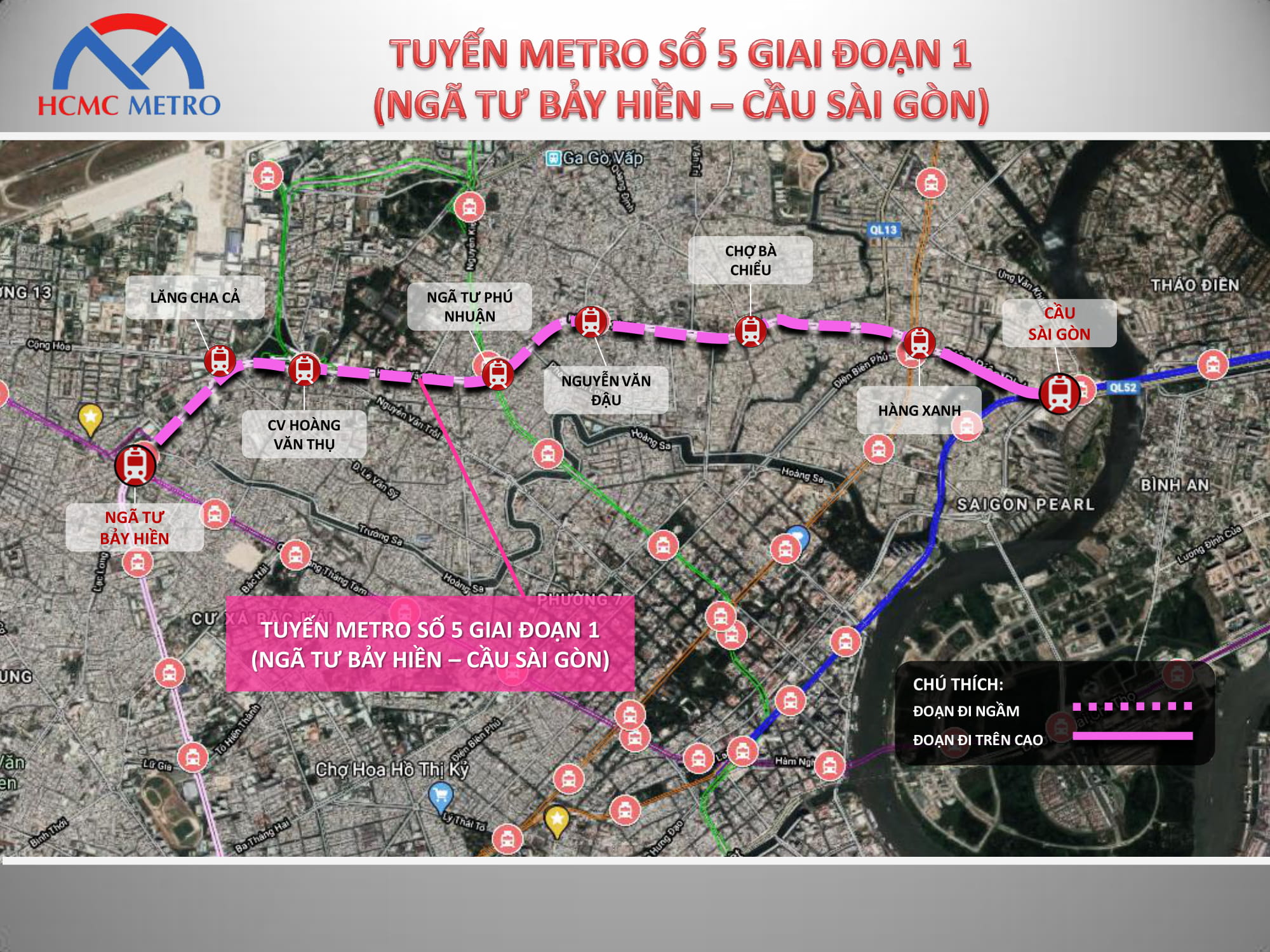 Mua nhà, căn hộ gần metro số 5 cần lưu ý gì?