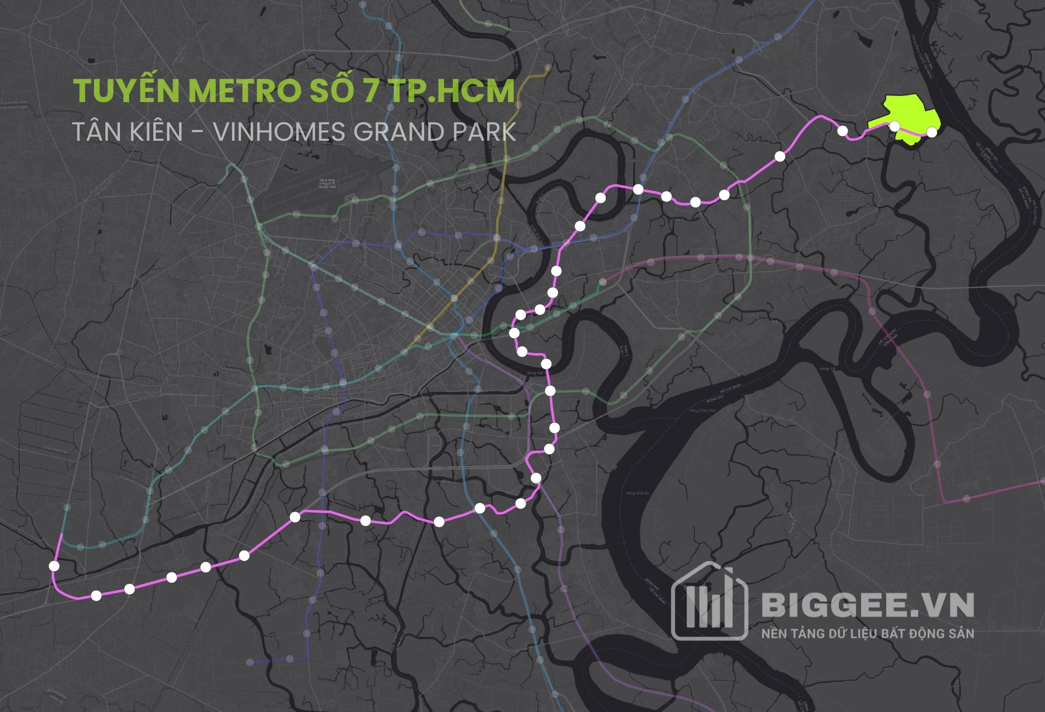 Metro số 7 đi từ đâu đến đâu?